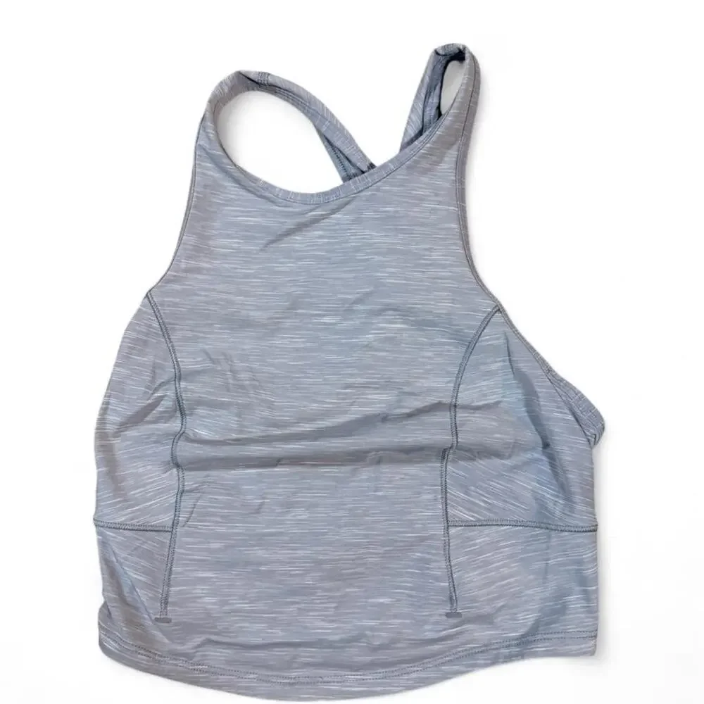 Lululemon gray heathered sports bra